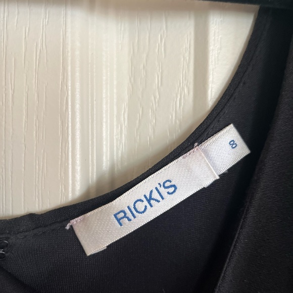 Rickis Black & White Fit & Flare Dress Size 8 - Picture 2 of 3